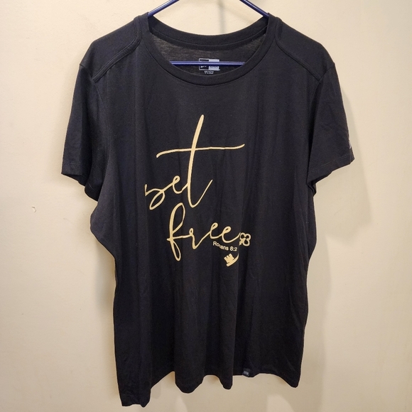 New Era Women's Black Short Sleeves Graphic Tshir Set Free Size 3XL - Picture 1 of 11